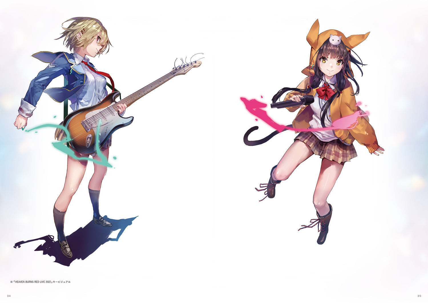 Heaven Burns Red Official Fan Art Book vol.2 Illustration from Japan