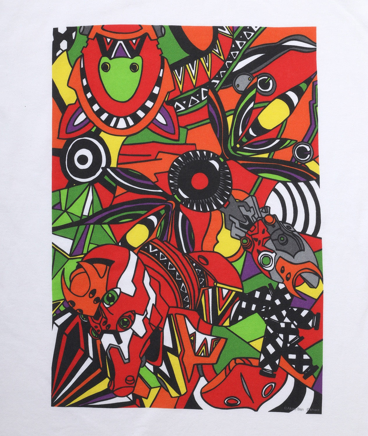 EVANGELION EVA EVA Abstract Art T-Shirt β