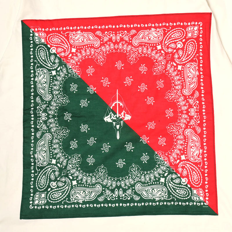 EVANGELION EVA-01 PAISLEYS 2TONE BANDANNA T-Shirt
