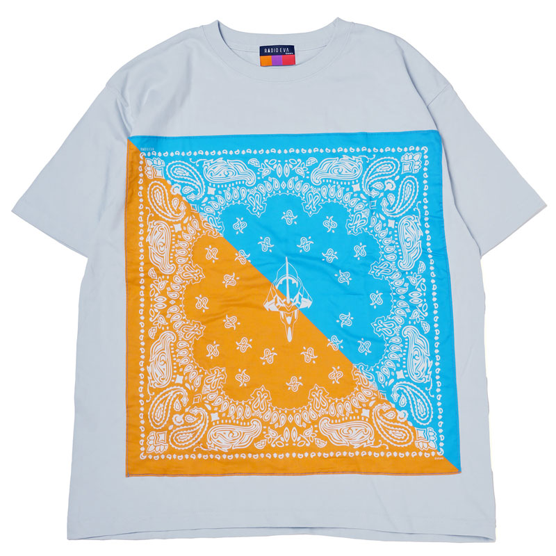 EVANGELION EVA-01 PAISLEYS 2TONE BANDANNA T-Shirt