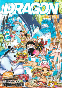 ONE PIECE COLOR WALK 10 - Eiichiro Oda Artbook DRAGON Deluxe Edition Comics