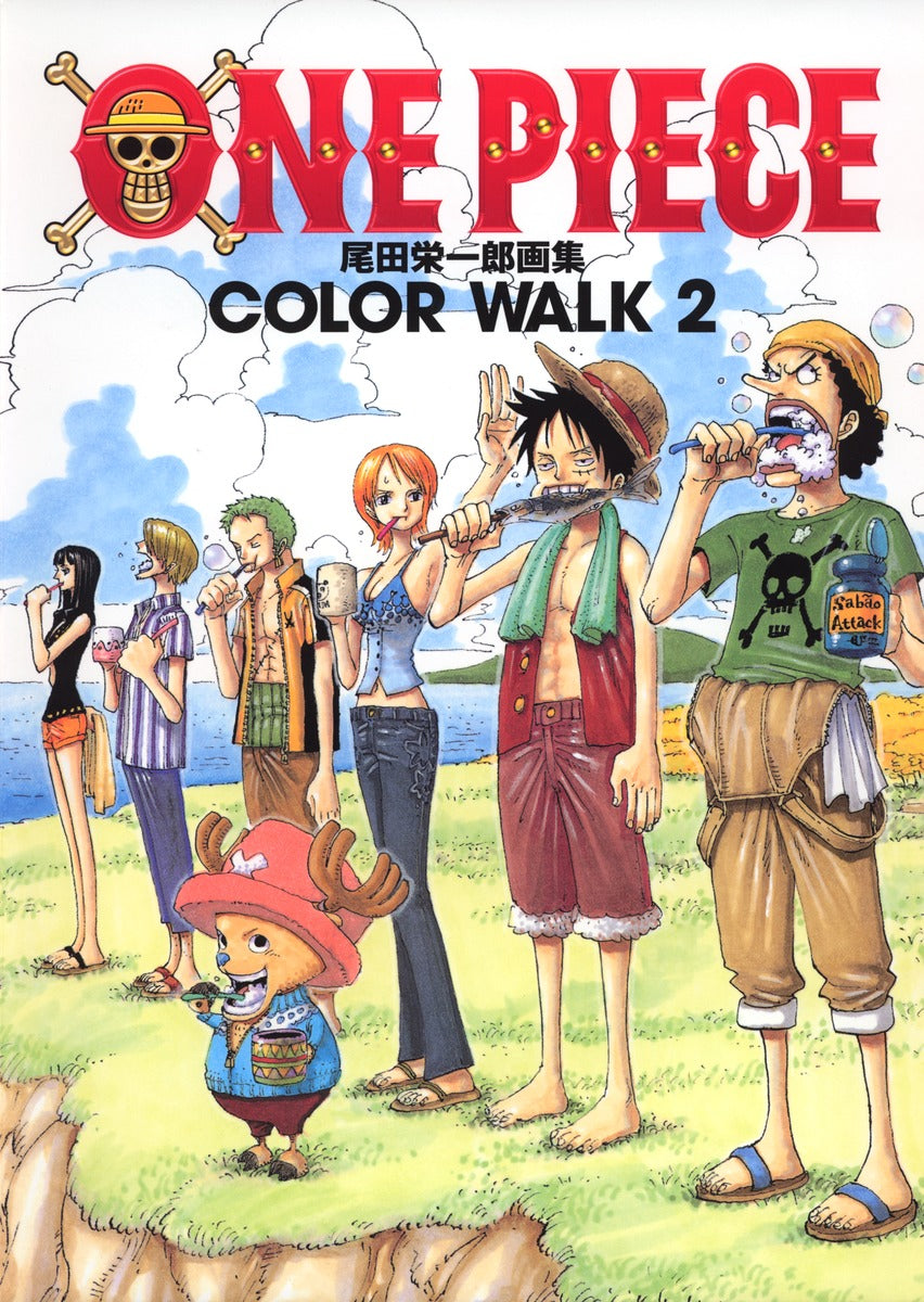 ONE PIECE COLOR WALK 2 - Eiichiro Oda Art Book Jump Comics Deluxe