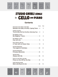 Studio Ghibli Songs for Cello and Piano/English Version
