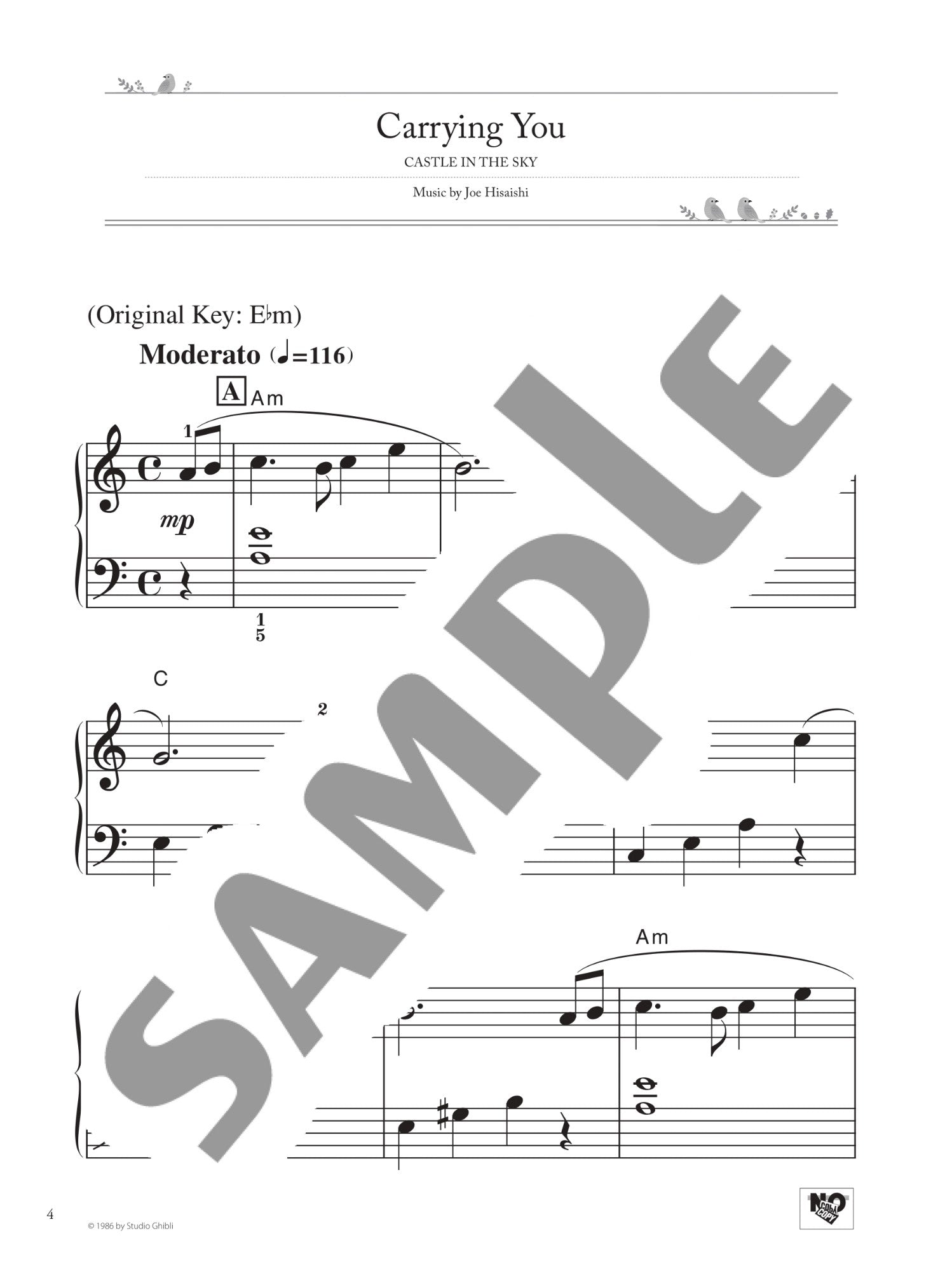 Studio Ghibli Best Hit 10  Entry Level/English Version