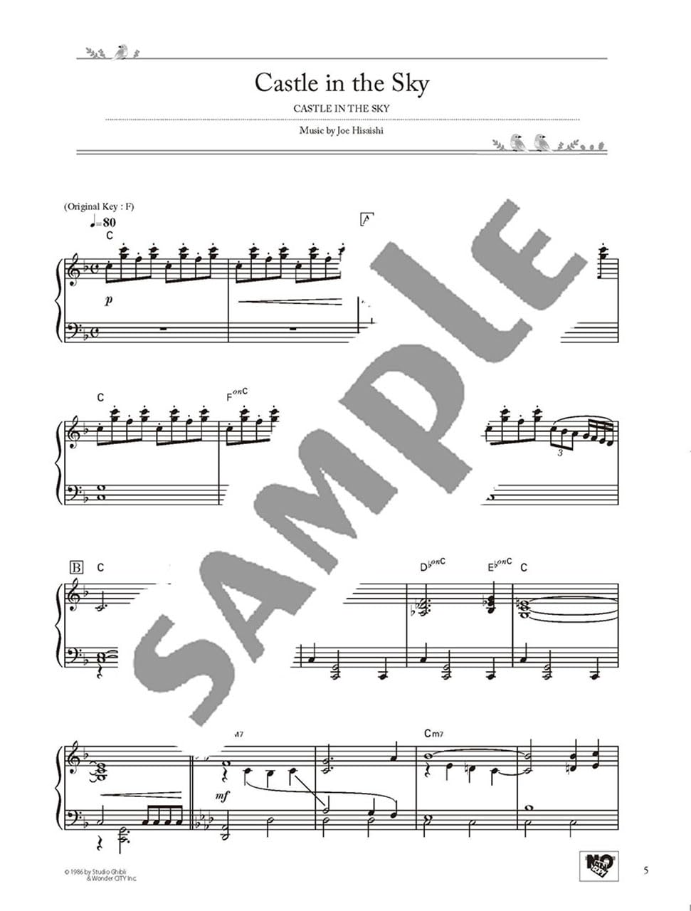 Studio Ghibli Best Hit 10  Intermediate Level/English Version