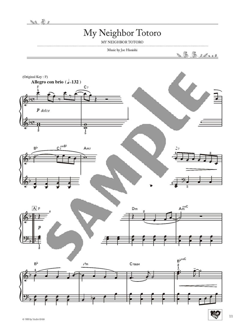 Studio Ghibli Best Hit 10  Intermediate Level/English Version