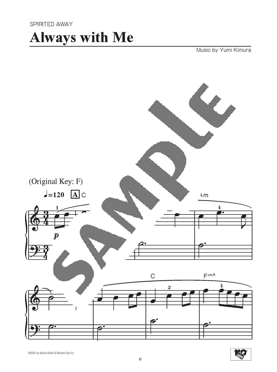 Studio Ghibli Song Selections  Entry Level/English Version