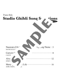 Studio Ghibli Song Selections  Intermediate Level/English Version
