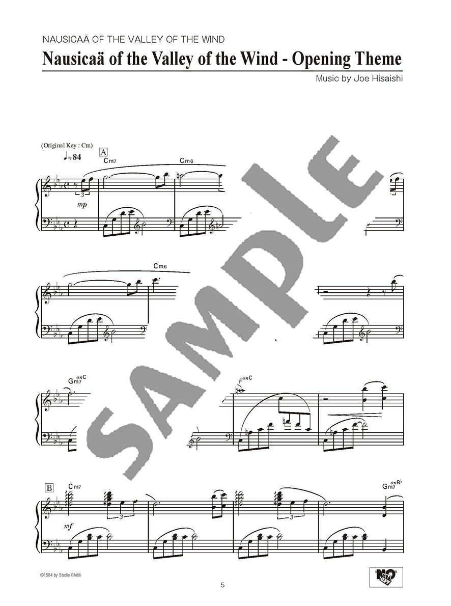 Studio Ghibli Song Selections  Intermediate Level/English Version