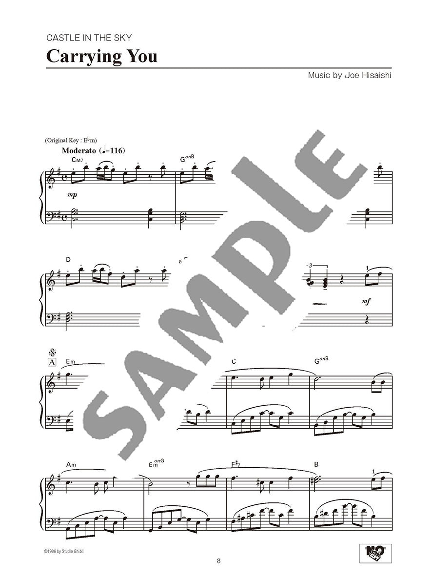 Studio Ghibli Song Selections  Intermediate Level/English Version