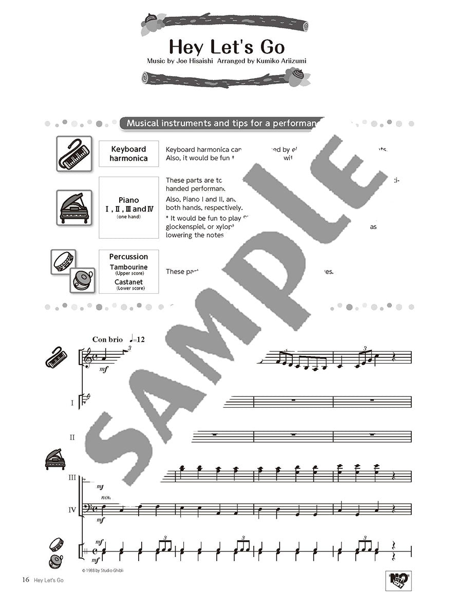 Ensemble for Kids - Studio Ghibli Songs/English Version