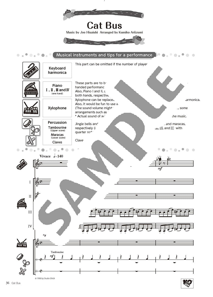 Ensemble for Kids - Studio Ghibli Songs/English Version