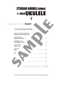 Studio Ghibli Songs for Solo Ukulele Vol.1/English Version