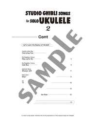 Studio Ghibli Songs for Solo Ukulele Vol.2/English Version