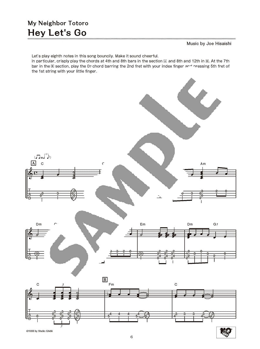 Studio Ghibli Songs for Solo Ukulele Vol.2/English Version