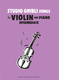 Studio Ghibli Songs for Intermediate Violin and Piano/English Version