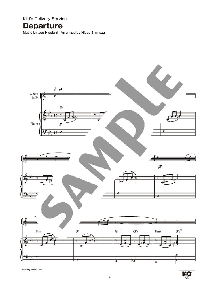 Studio Ghibli Songs for Alto Sax and Piano Vol.2/English Version