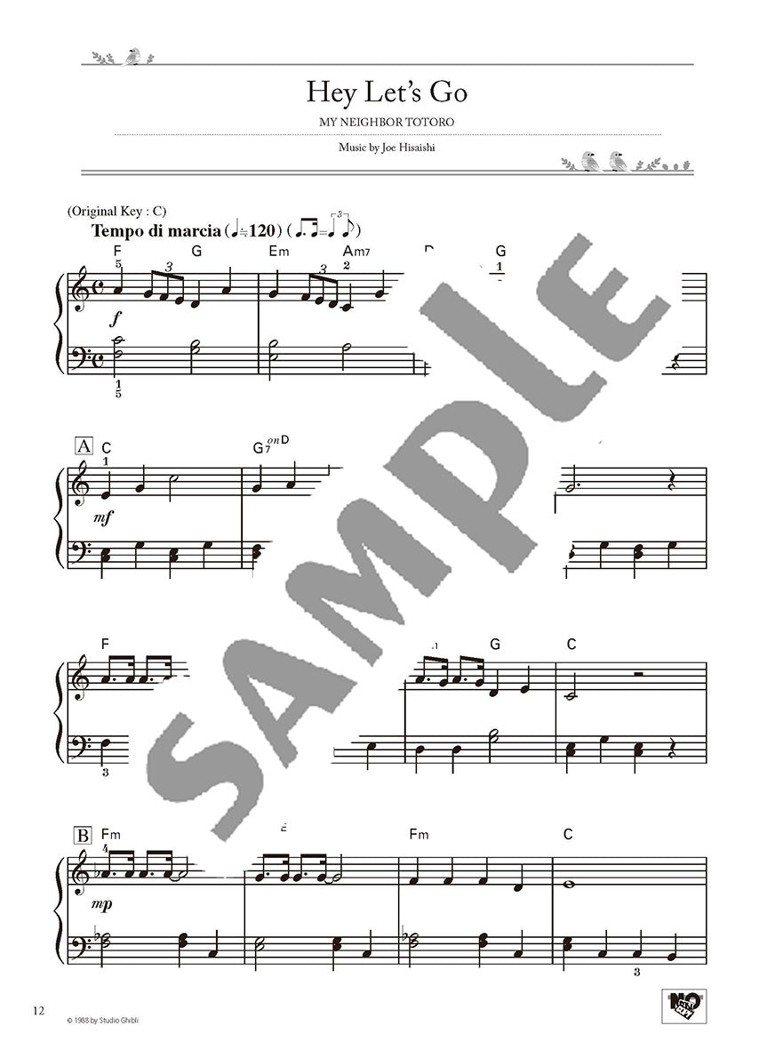 Studio Ghibli Best Hit 10  Easy Level/English Version