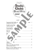Studio Ghibli Best Hit 10  Intermediate Level/English Version