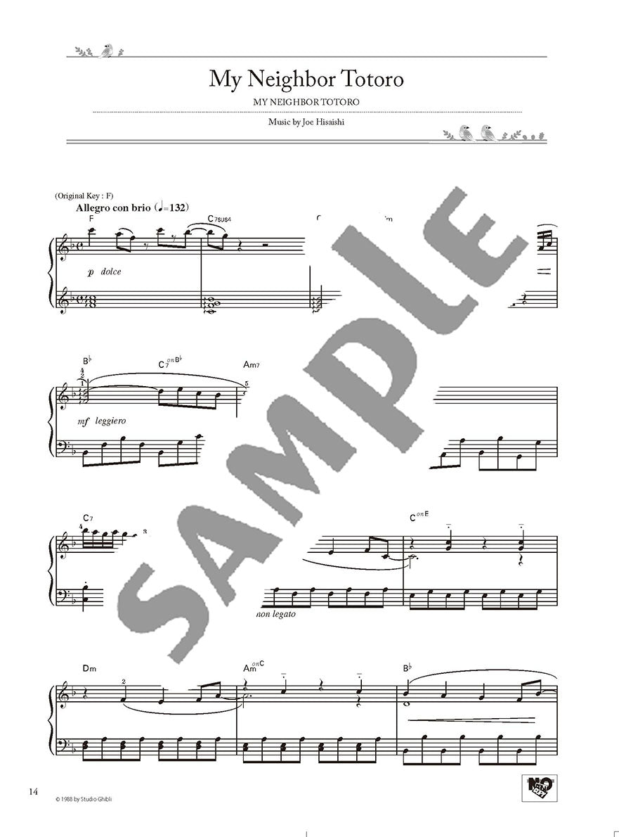 Studio Ghibli Best Hit 10  Advanced Level/English Version