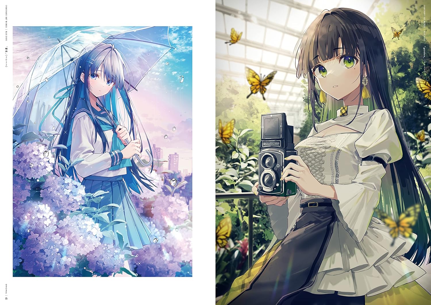 Oshioshio Art Book: Blue Days