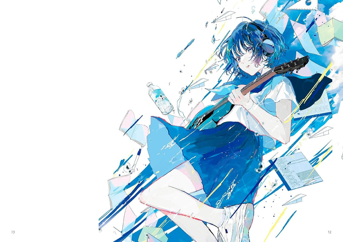 MORE THAN BLUE, LESS THAN TRANSPARENT: A COLLECTION OF WORKS BY JIAH HAGIMORI