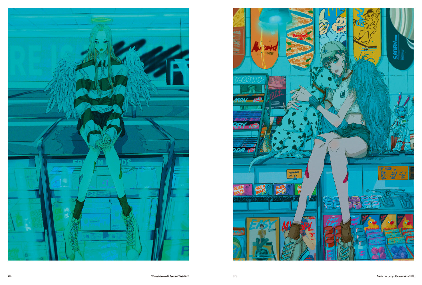 LUCKY najuco Artworks ILLUSTRATION MAKING & VISUAL BOOK