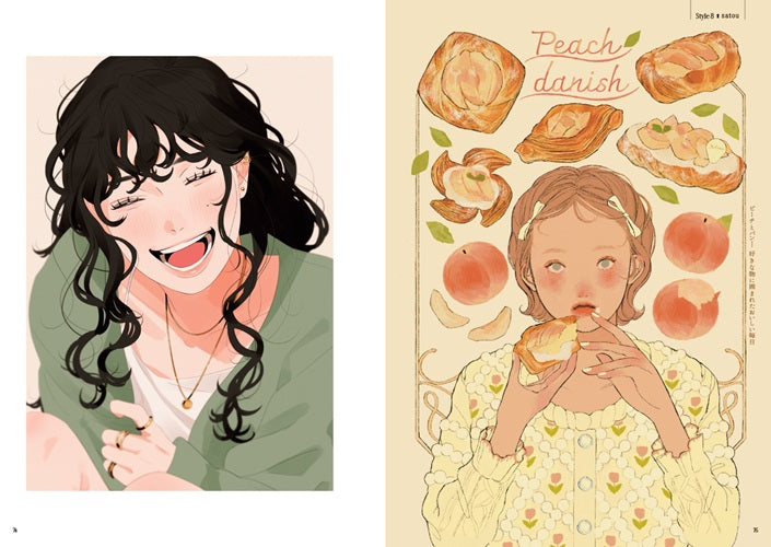 Girls at Home: An Illustration Style Book for Cheerful Daily Living