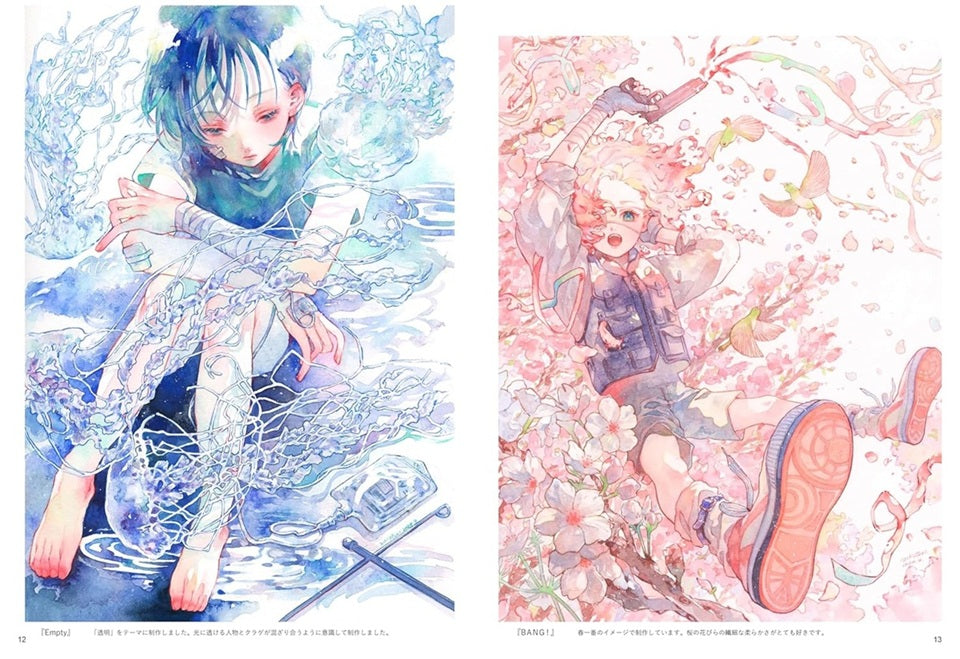 Maki Ashiya Artworks & Illustration Making