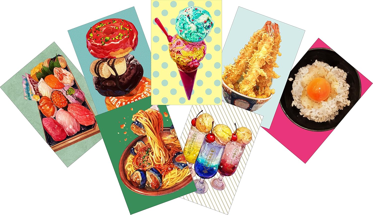 FOOD TERRORISM! SPECIALTY MOMIJI MAO POSTCARD BOOK